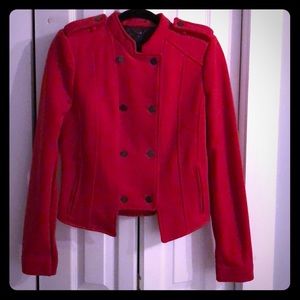 BCBG red jacket
